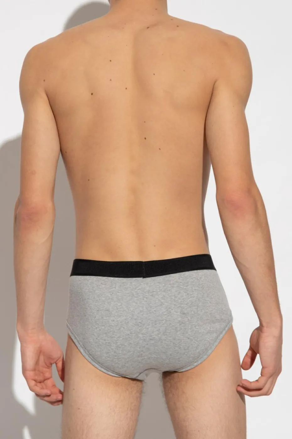 Tom Ford GREY Branded briefs two-pack
