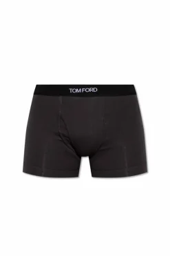Tom Ford GREY Cotton boxers with logo