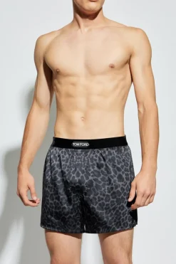 Tom Ford GREY Silk lingerie shorts