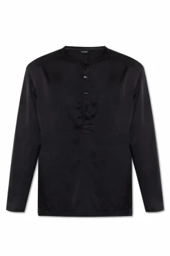 Tom Ford GREY Silk pyjama top