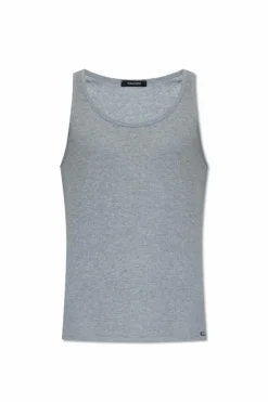 Tom Ford GREY Sleeveless T-shirt