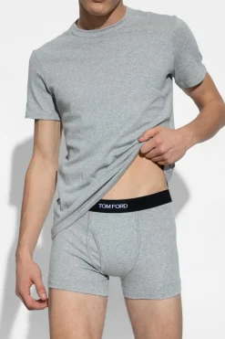 Tom Ford GREY T-shirt with logo