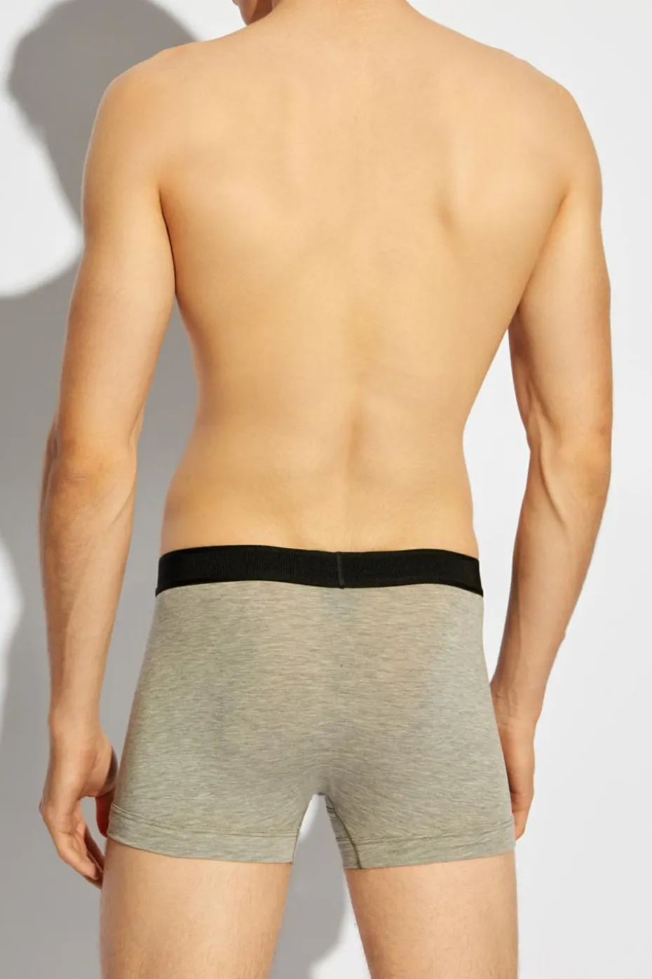 Tom Ford GREY Two-pack of boxers with logo