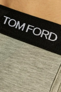 Tom Ford GREY Two-pack of boxers with logo
