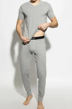 Tom Ford GREY Undershirt with V-neck