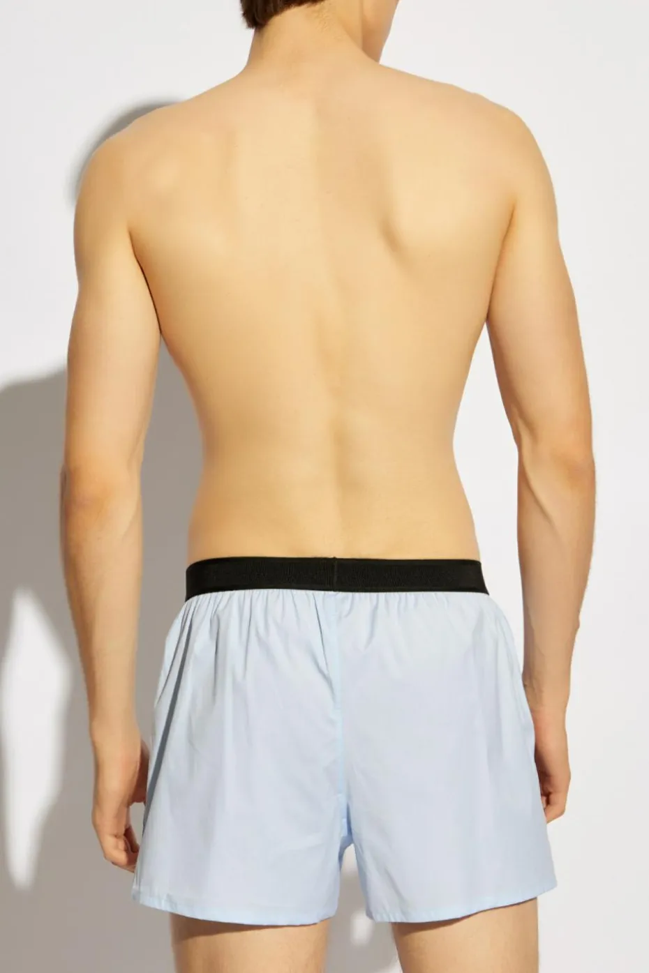 Tom Ford light blue Boxer shorts with logo