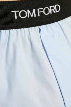 Tom Ford light blue Boxer shorts with logo