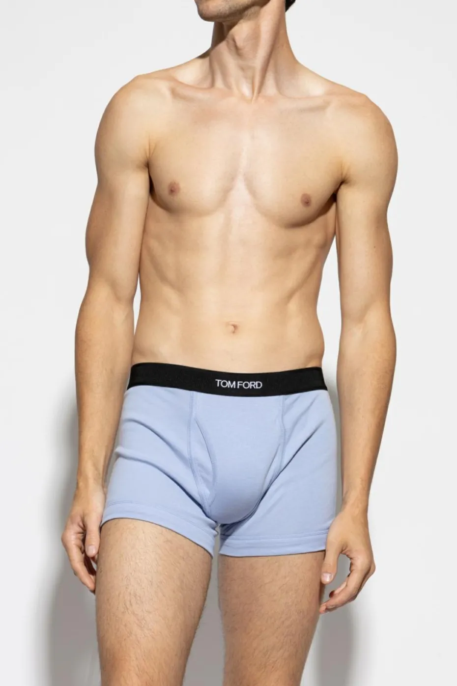 Tom Ford light blue Boxers with logo