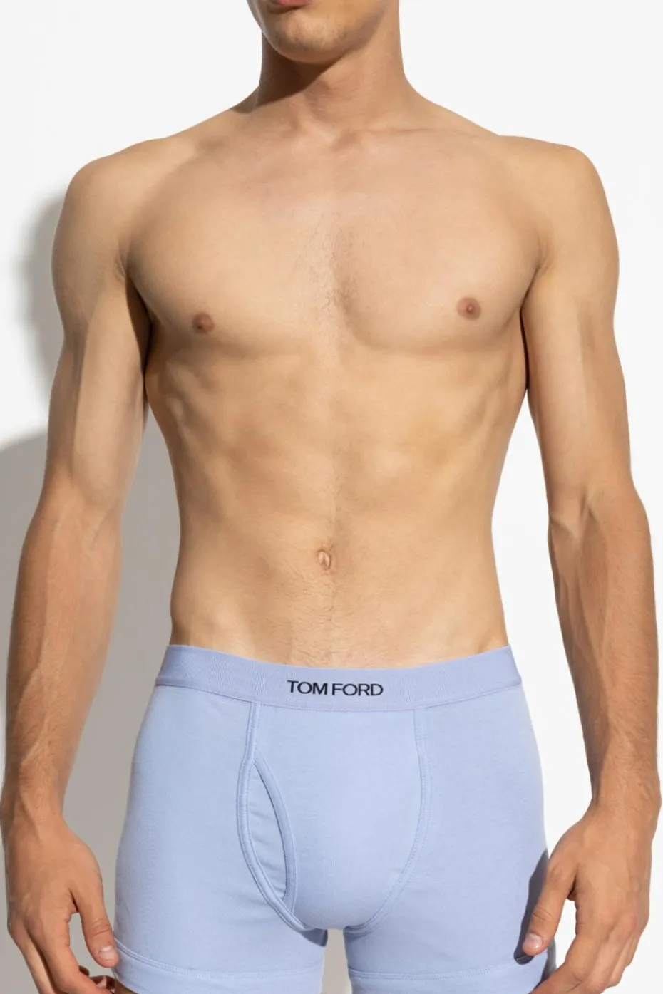 Tom Ford light blue Boxers with logo