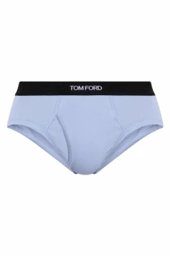 Tom Ford light blue Briefs with logo