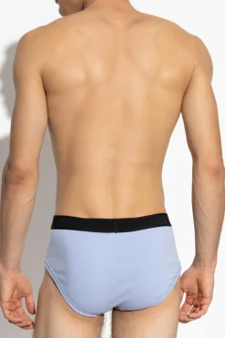 Tom Ford light blue Briefs with logo