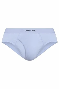 Tom Ford light blue Briefs with logo