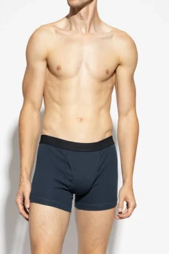 Tom Ford NAVY BLUE Boxers with logo