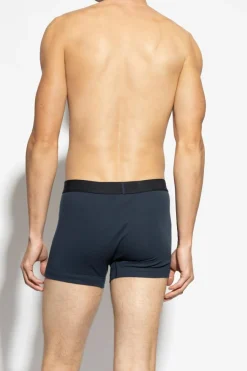 Tom Ford NAVY BLUE Boxers with logo