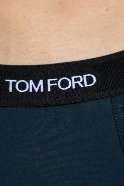 Tom Ford NAVY BLUE Briefs with logo
