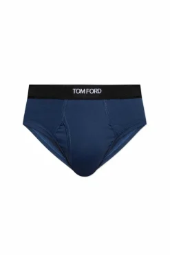 Tom Ford NAVY BLUE Briefs with logo