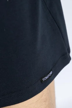 Tom Ford NAVY BLUE Cotton T-shirt