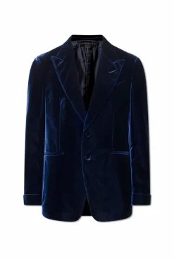 Tom Ford NAVY BLUE Velvet blazer
