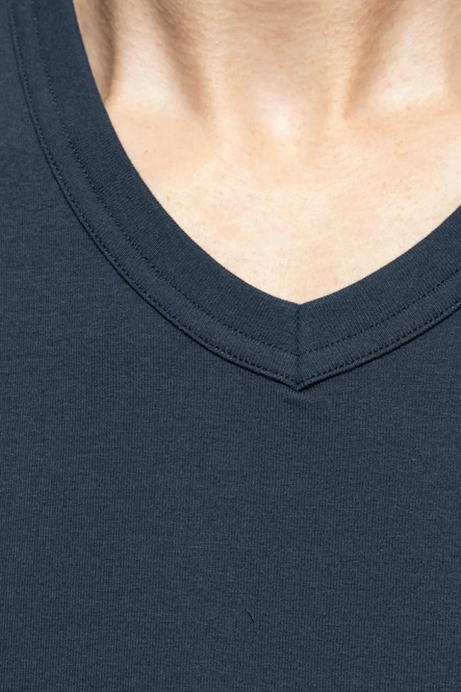 Tom Ford NAVY BLUE V-neck T-shirt