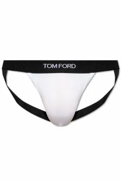Tom Ford WHITE Jockstraps with logo