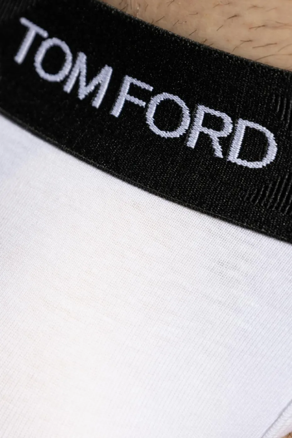 Tom Ford WHITE Jockstraps with logo