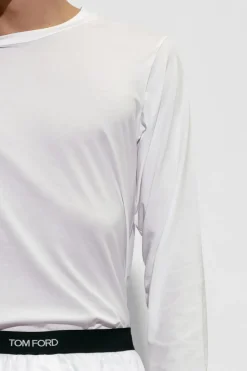 Tom Ford WHITE T-shirt with logo