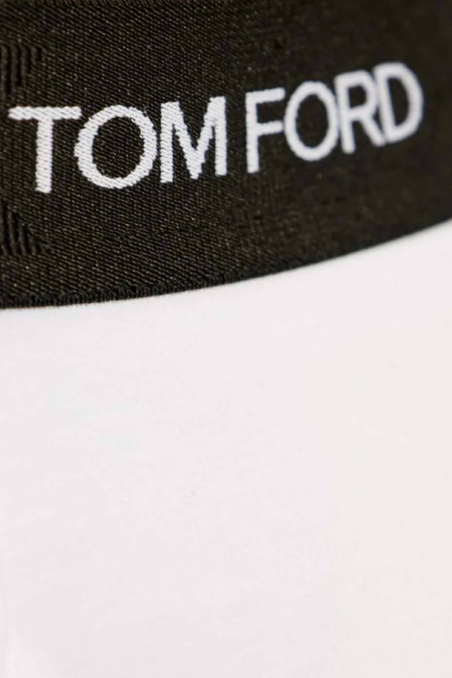 Tom Ford WHITE Two-pack of slip briefs with logo