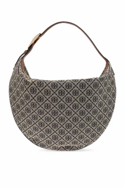 Tory Burch beige Shoulder bag `T Monogram`