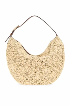 Tory Burch beige Shoulder bag `T Monogram`