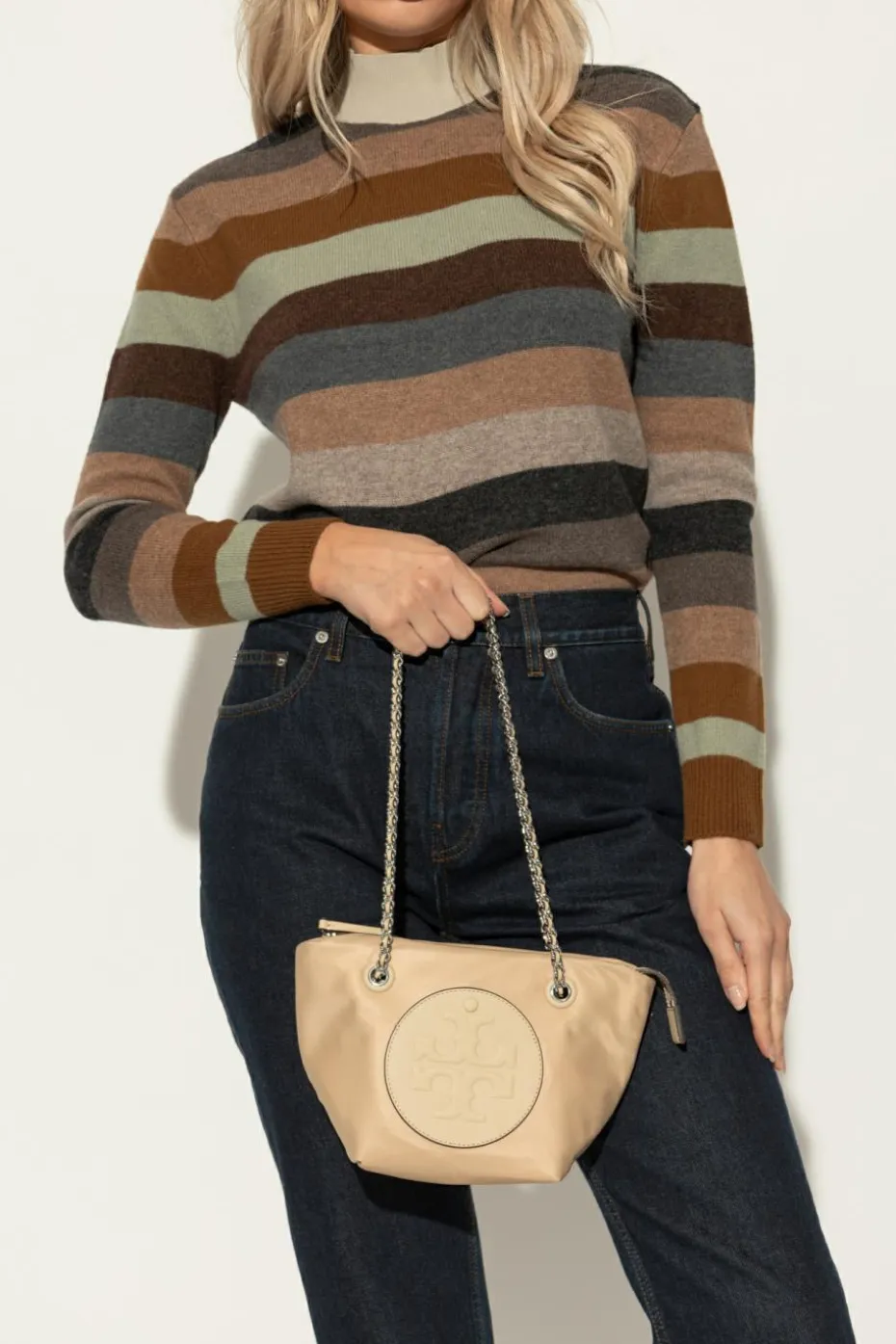 Tory Burch beige Shoulder bag `Ella Small`