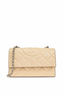 Tory Burch beige Shoulder bag `Fleming`