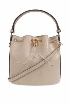 Tory Burch beige Shoulder bag 'T-Monogram' in 'bucket' style