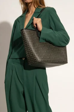 Tory Burch BLACK ‘Basketweave’ shopper bag