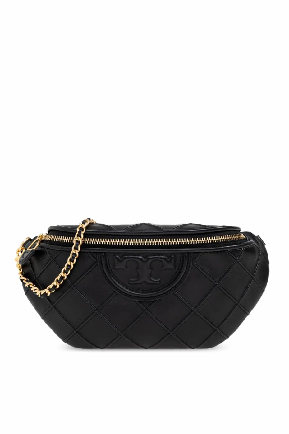 Tory Burch BLACK Belt Bag 'Fleming Soft'