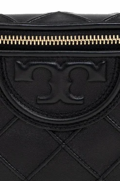Tory Burch BLACK Belt Bag 'Fleming Soft'