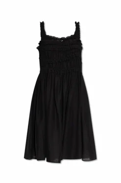 Tory Burch BLACK Draped strap dress