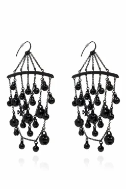Tory Burch BLACK Earrings with pendants
