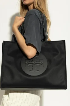 Tory Burch BLACK "Ella" shopper bag