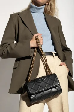Tory Burch BLACK ‘Fleming Soft Mini’ shoulder bag