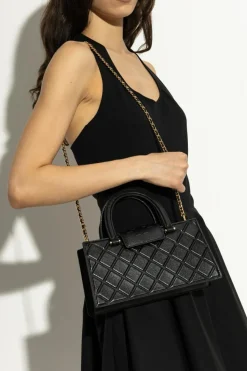 Tory Burch BLACK Handbag `Fleming`