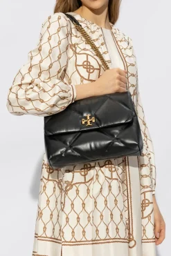 Tory Burch BLACK ‘Kira Diamond’ quilted shoulder bag
