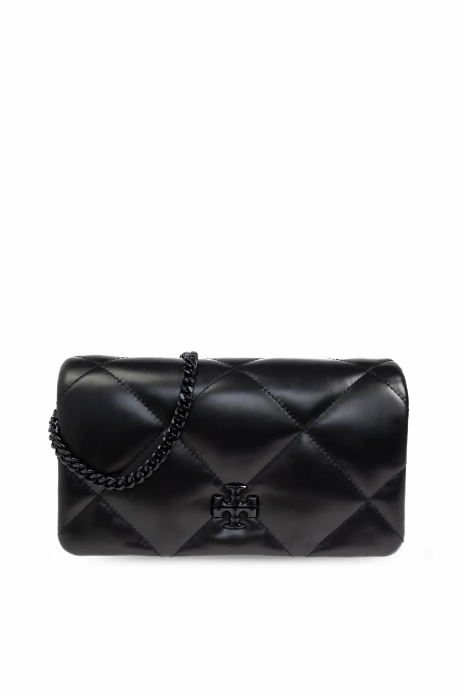 Tory Burch BLACK `Kira Diamond` chain wallet