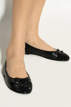 Tory Burch BLACK Leather ballet flats