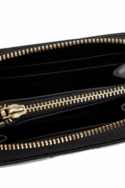Tory Burch BLACK Leather Wallet