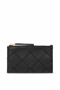 Tory Burch BLACK Leather card holder