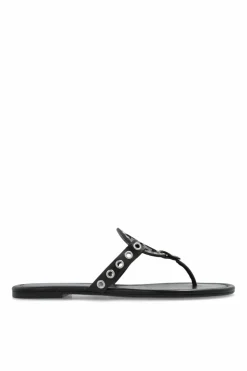 Tory Burch BLACK Leather slides Miller