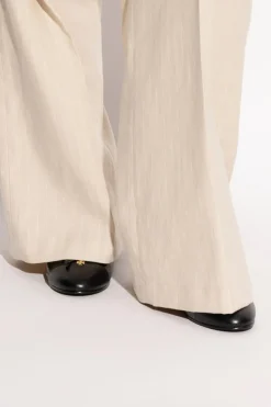 Tory Burch BLACK Leather ballet flats