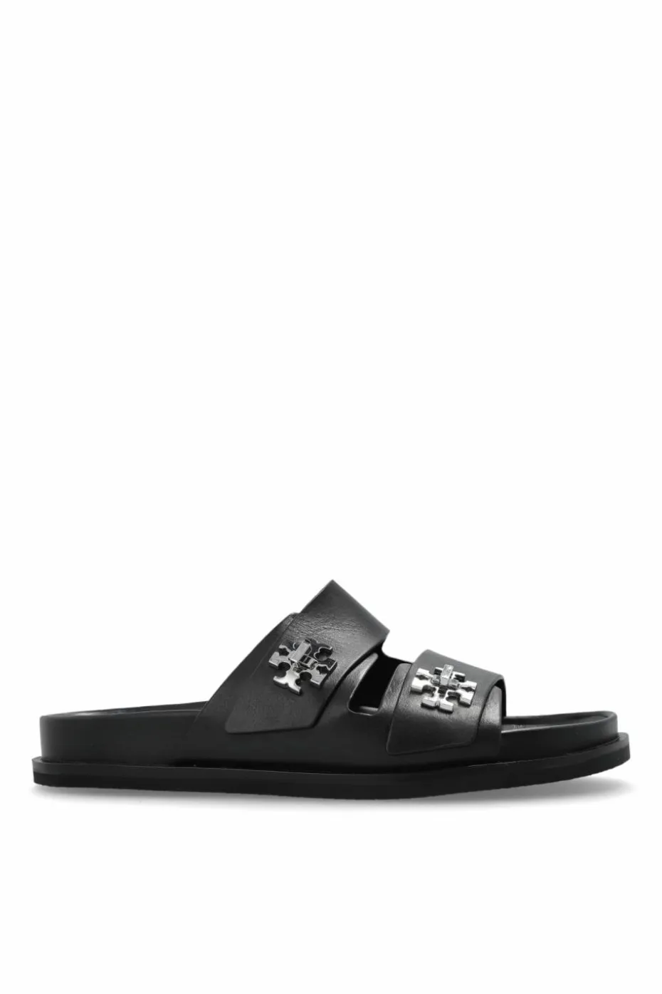 Tory Burch BLACK Leather slides