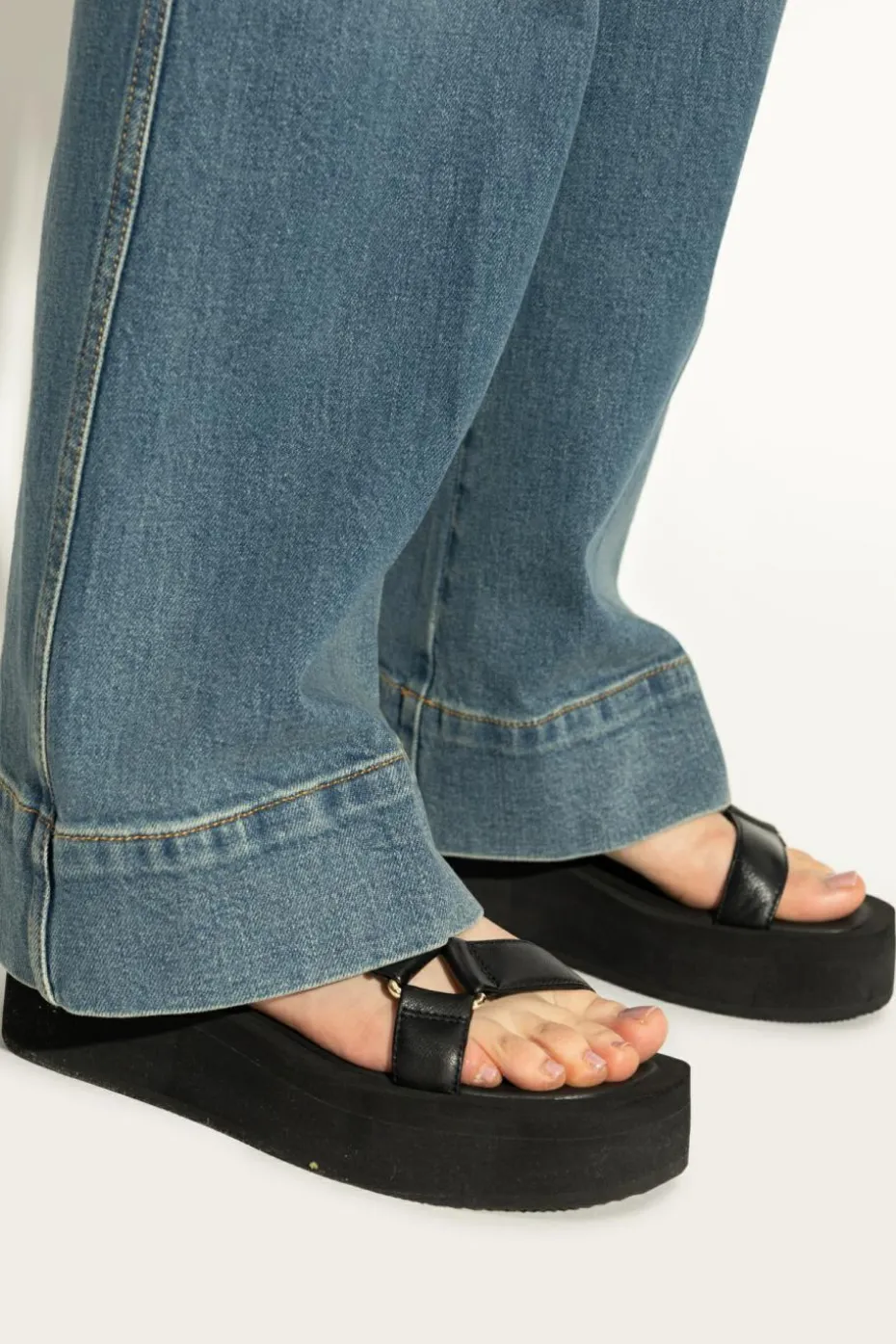 Tory Burch BLACK Platform sandals "Mellow"