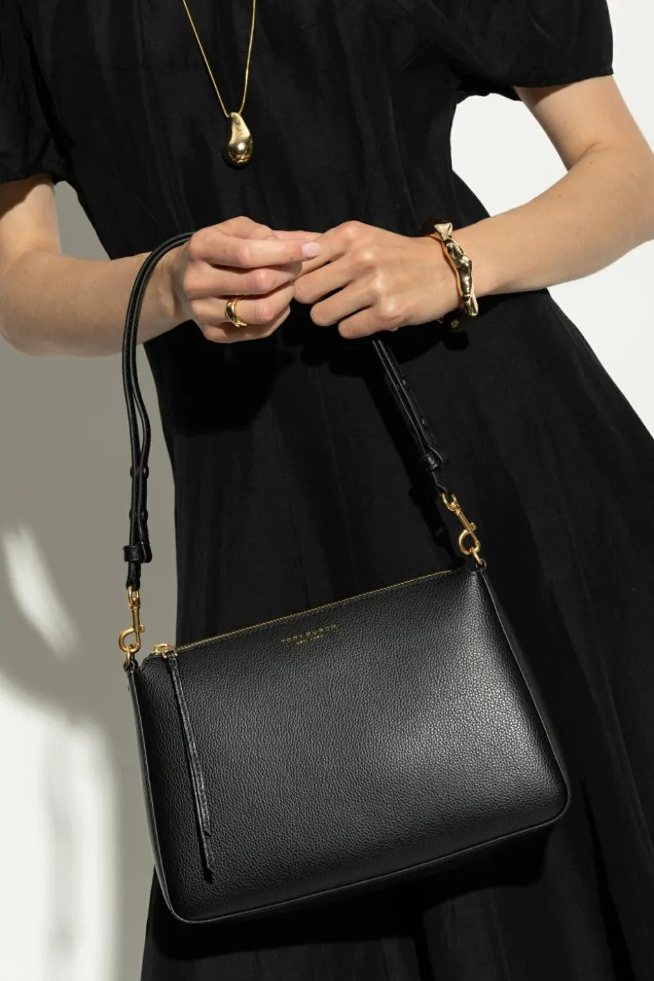 Tory Burch BLACK Shoulder bag "Perry"